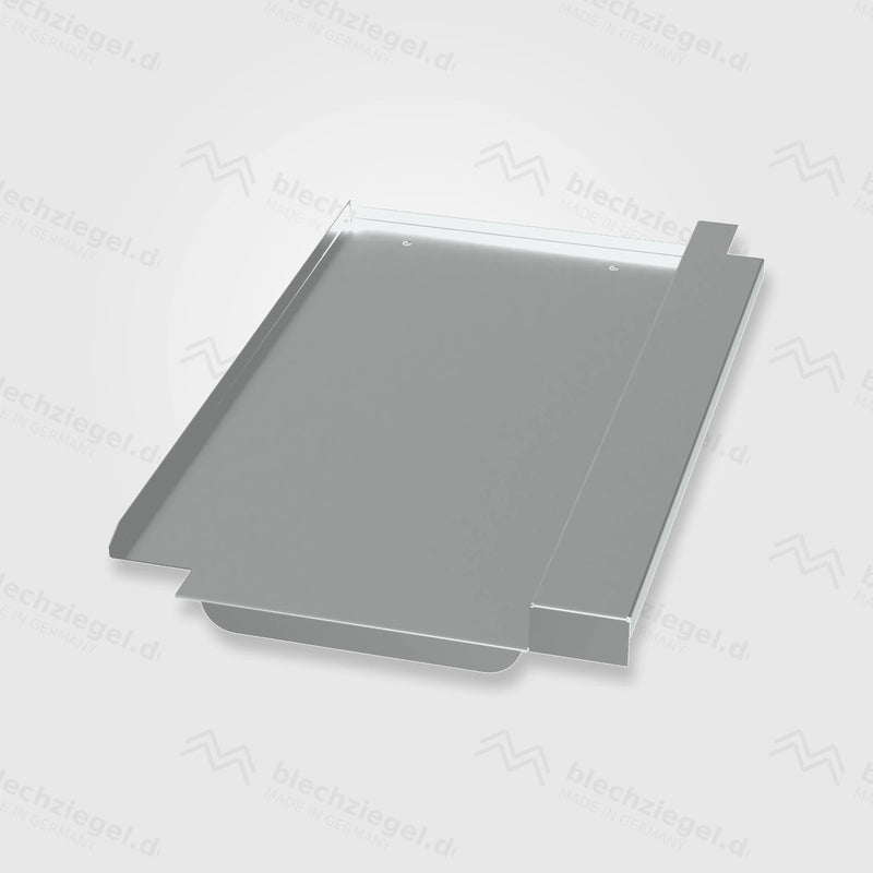 PV-Blechziegel Erlus Reformpfanne XXL in Aluminium blank ohne Dachhaken