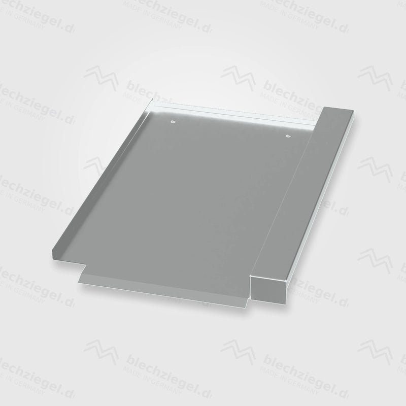 PV-Blechziegel Erlus SCALA in Aluminium blank ohne Dachhaken