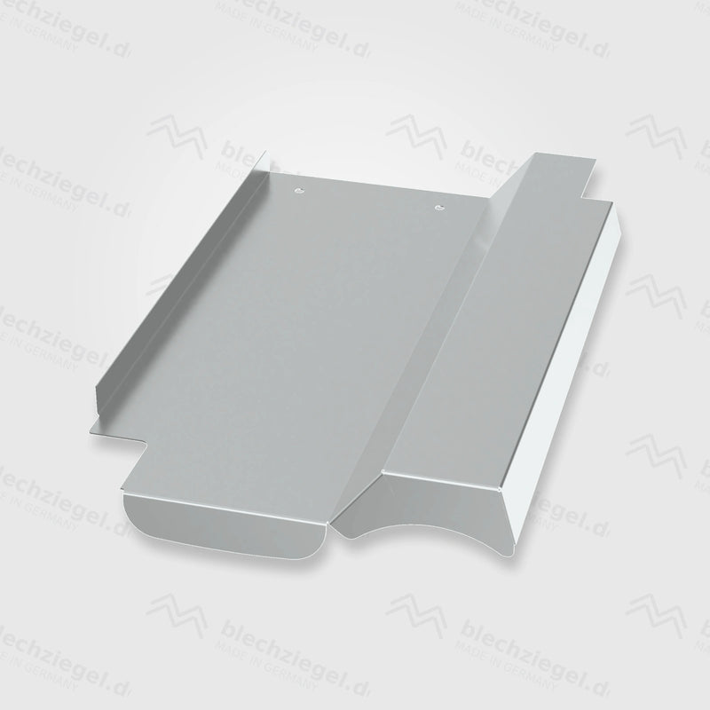 PV-Blechziegel Meyer-Holsen OPUS in Aluminium blank ohne Dachhaken