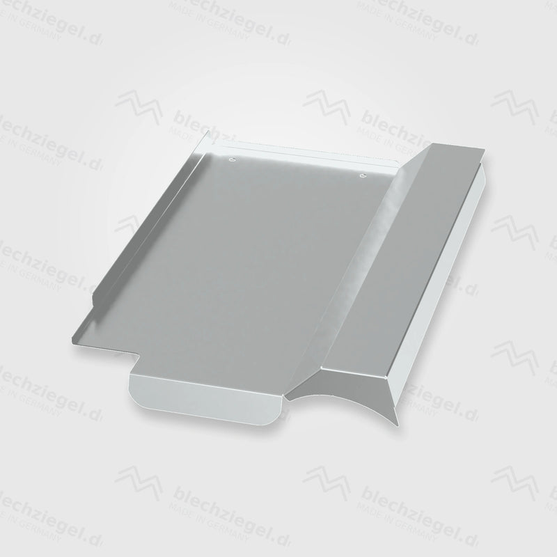 PV-Blechziegel Walther Z5 in Aluminium blank ohne Dachhaken