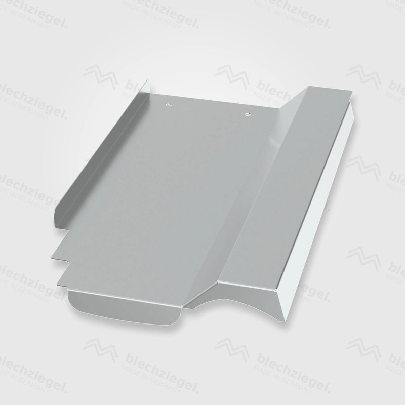 PV-Blechziegel BDK Prignitzer Strangfalzziegel in Aluminium blank ohne Dachhaken