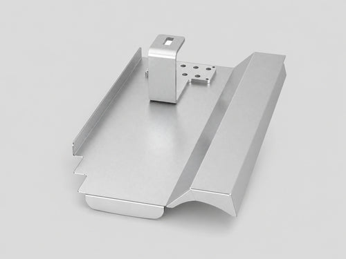 PV-Blechziegel Bogner Innovo 12 in Aluminium blank mit Dachhaken
