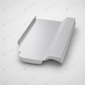 PV-Blechziegel Bogner Innovo 12 in Aluminium blank ohne Dachhaken