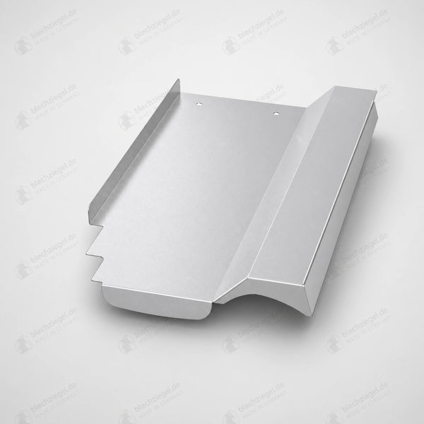 PV-Blechziegel Bogner Innovo 12 in Aluminium blank ohne Dachhaken