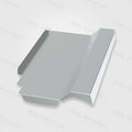 PV-Blechziegel Braas ACHAT 12 in Aluminium blank ohne Dachhaken