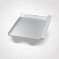 PV-Blechziegel Braas Donau Halbpfanne in Aluminium blank ohne Dachhaken