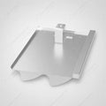 PV-Blechziegel Braas DOPPEL S in Aluminium blank mit Dachhaken