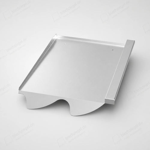 PV-Blechziegel Braas DOPPEL S in Aluminium blank ohne Dachhaken