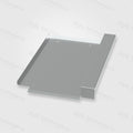 PV-Blechziegel Braas GRANAT 11V in Aluminium blank ohne Dachhaken