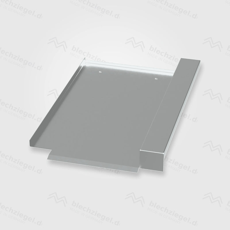 PV-Blechziegel Braas GRANAT 11V in Aluminium blank ohne Dachhaken