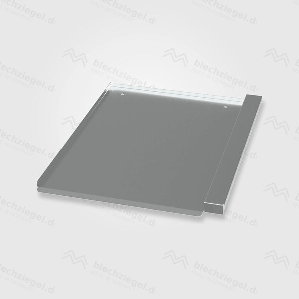PV-Blechziegel Braas TEGALIT in Aluminium blank ohne Dachhaken