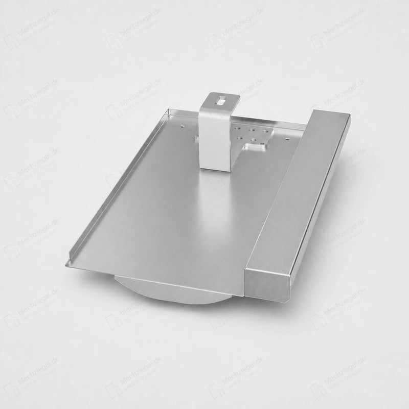 PV-Blechziegel Braas TOPAS 13 / 13V in Aluminium blank mit Dachhaken