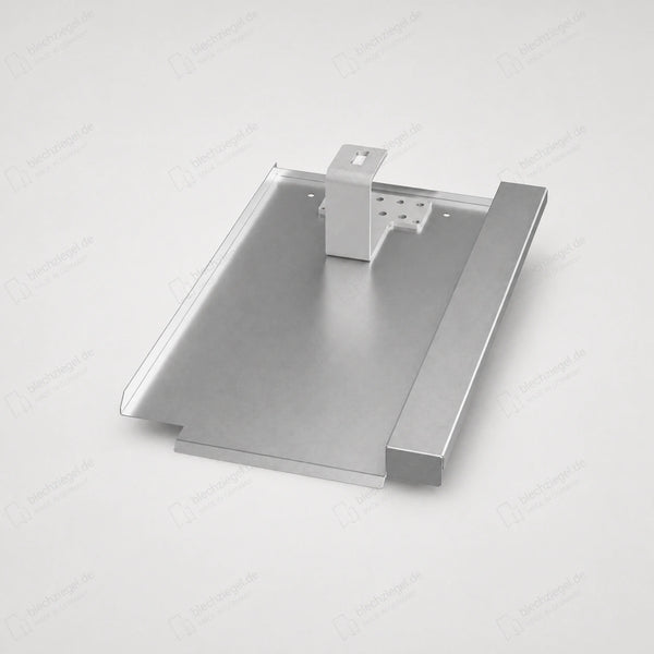 PV-Blechziegel Braas TURMALIN in Aluminium blank mit Dachhaken