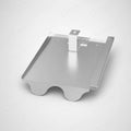 PV-Blechziegel Bramac Dolomit in Aluminium blank mit Dachhaken