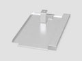 PV-Blechziegel Bramac TURMALIN in Aluminium blank mit Dachhaken