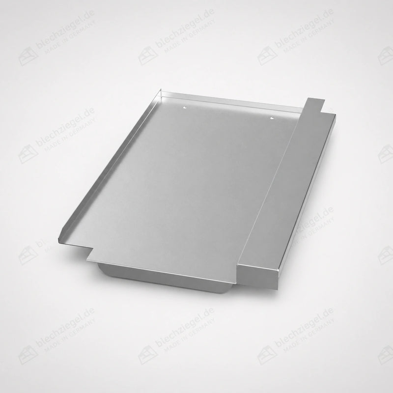 PV-Blechziegel Creaton CANTUS in Aluminium blank ohne Dachhaken