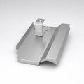 PV-Blechziegel Creaton ELEGANZ in Aluminium blank mit Dachhaken