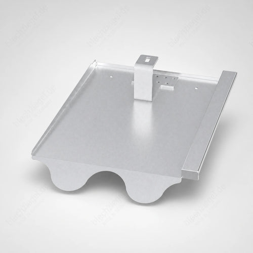 PV-Blechziegel Creaton MAXIMA in Aluminium blank mit Dachhaken