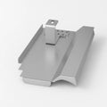 PV-Blechziegel Creaton MZ3 in Aluminium blank mit Dachhaken