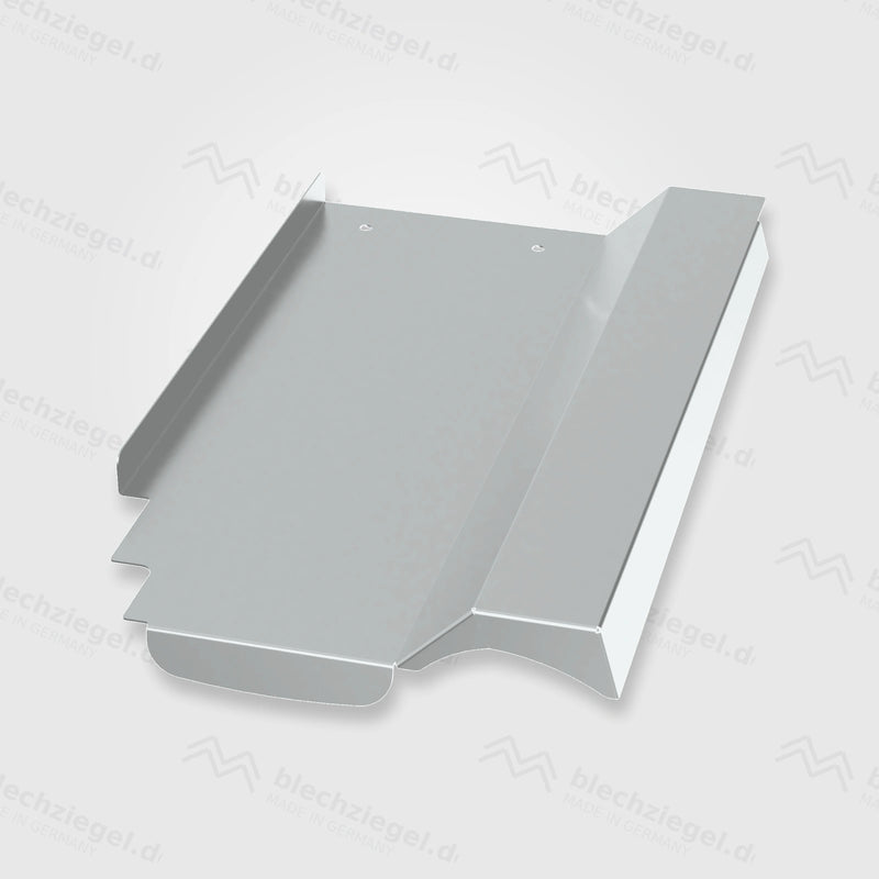 PV-Blechziegel Creaton MZ3 in Aluminium blank ohne Dachhaken
