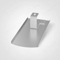PV-Blechziegel Creaton Typ Sächsischer Biber in Aluminium blank mit Dachhaken