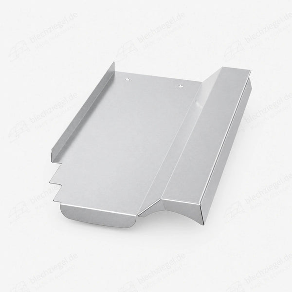 PV-Blechziegel Eisenberg E32 in Aluminium blank ohne Dachhaken