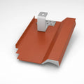 PV metal roof tile Eisenberg E32 in tile red with roof hook