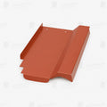 PV metal roof tile Eisenberg E32 in tile red without roof hook