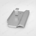 PV-Blechziegel Erlus E58 MAX in Aluminium blank mit Dachhaken