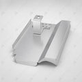 PV-Blechziegel Erlus E58 PLUS in Aluminium blank mit Dachhaken