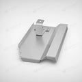 PV-Blechziegel Erlus E58 RS in Aluminium blank mit Dachhaken