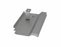 PV-Blechziegel Erlus E58 S in Aluminium blank mit Dachhaken