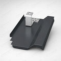 PV-Blechziegel Erlus E58 SL-D in Anthrazit mit Dachhaken
