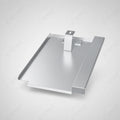 PV-Blechziegel Erlus Falzziegel in Aluminium blank mit Dachhaken