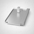 PV-Blechziegel Erlus Falzziegel in Aluminium blank mit Dachhaken