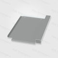 PV-Blechziegel Erlus SCALA in Aluminium blank ohne Dachhaken