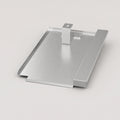 PV-Blechziegel Meyer-Holsen Doppelfalzziegel in Aluminium blank mit Dachhaken