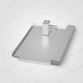 PV-Blechziegel Meyer-Holsen PIANO in Aluminium blank mit Dachhaken