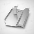 PV-Blechziegel Meyer-Holsen RAVENSBERGER in Aluminium blank mit Dachhaken