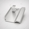 PV-Blechziegel Meyer-Holsen VARIO in Aluminium blank mit Dachhaken