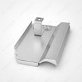 PV-Blechziegel Nelskamp F12 in Aluminium blank mit Dachhaken