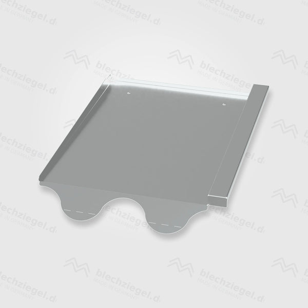 PV-Blechziegel Nelskamp FINKENBERGER in Aluminium blank ohne Dachhaken