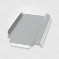 PV-Blechziegel Nelskamp K21 in Aluminium blank ohne Dachhaken