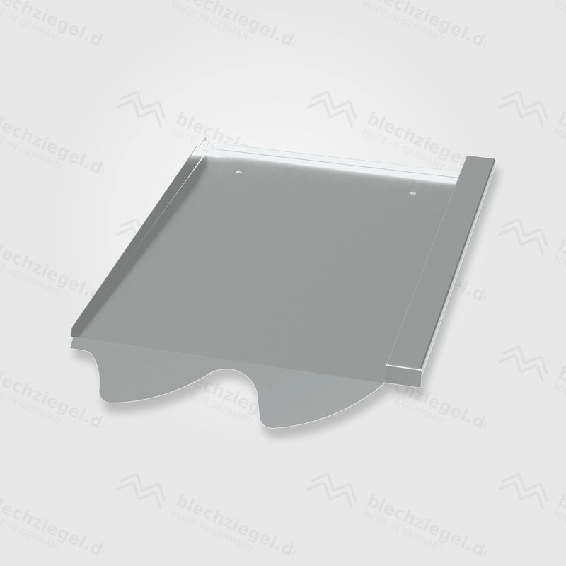 PV-Blechziegel Nelskamp S-Pfanne in Aluminium blank ohne Dachhaken