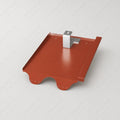 PV metal roof tile Rauenberger Bott RB23 in tile red with roof hook