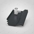 PV metal roof tile Rauenberger Bott-Z3 in anthracite with roof hook