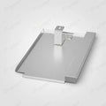PV-Blechziegel Romanokremper L21 in Aluminium blank mit Dachhaken