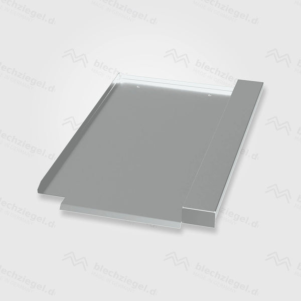 PV-Blechziegel Romanokremper L21 in Aluminium blank ohne Dachhaken