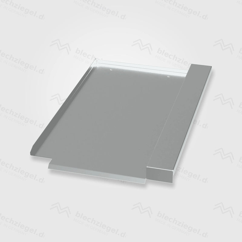 PV-Blechziegel Romanokremper L21 in Aluminium blank ohne Dachhaken