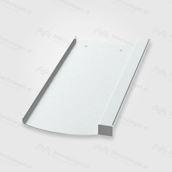 PV-Blechziegel Strangfalzziegel ERLUS Falzziegel in Aluminium blank ohne Dachhaken